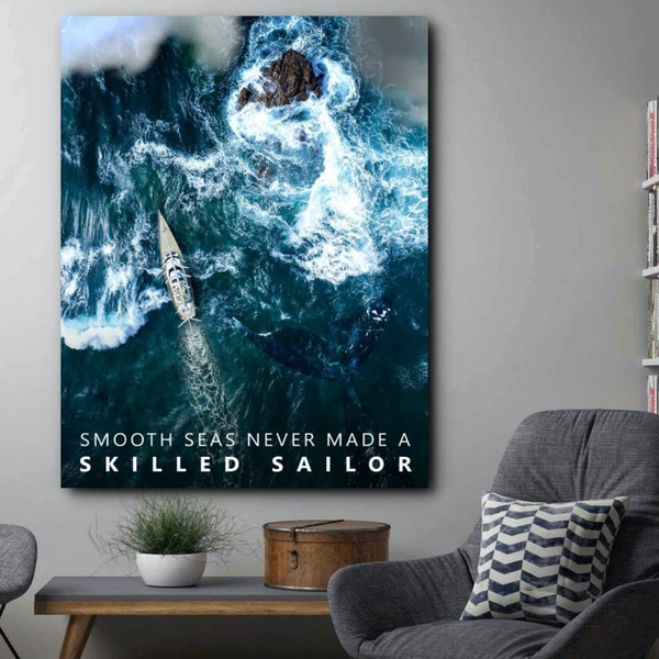 Smooth Seas Canvas schilderij