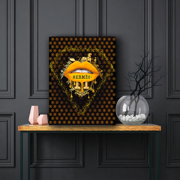 The Hermes Kiss Canvas schilderij