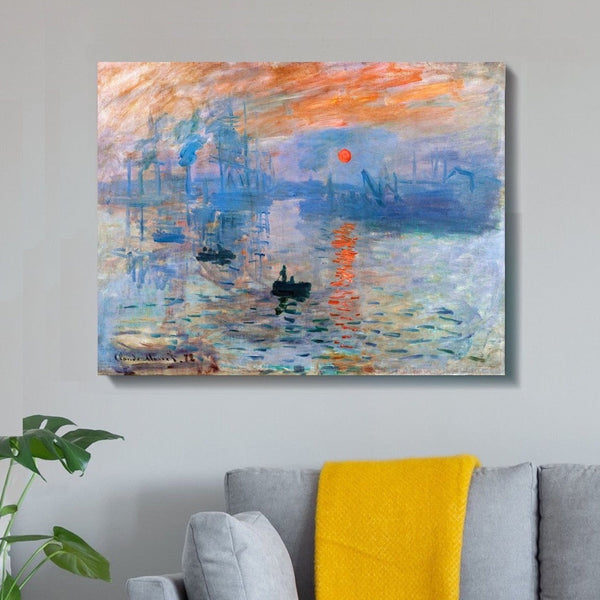 The Burning Night Canvas schilderij