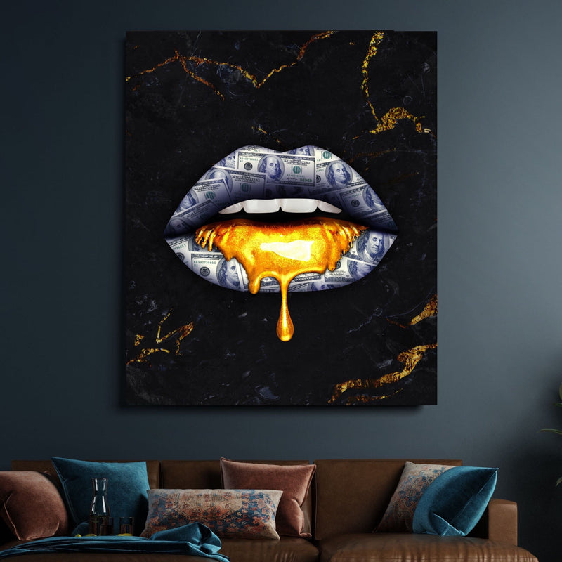 Money Talks Canvas schilderij