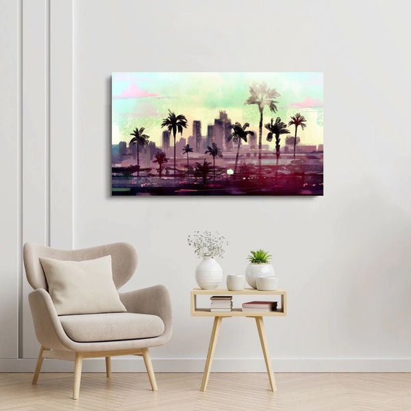 Pink Paradise Canvas schilderij