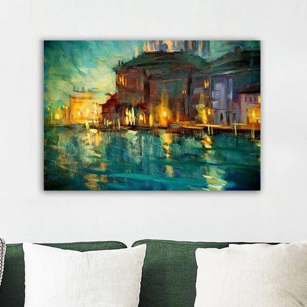 Lakehouse Canvas schilderij