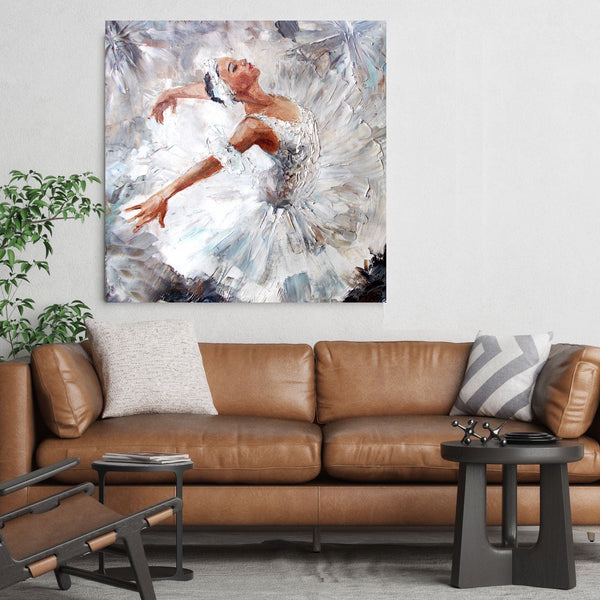 Swan Lake Canvas schilderij Canvas schilderij