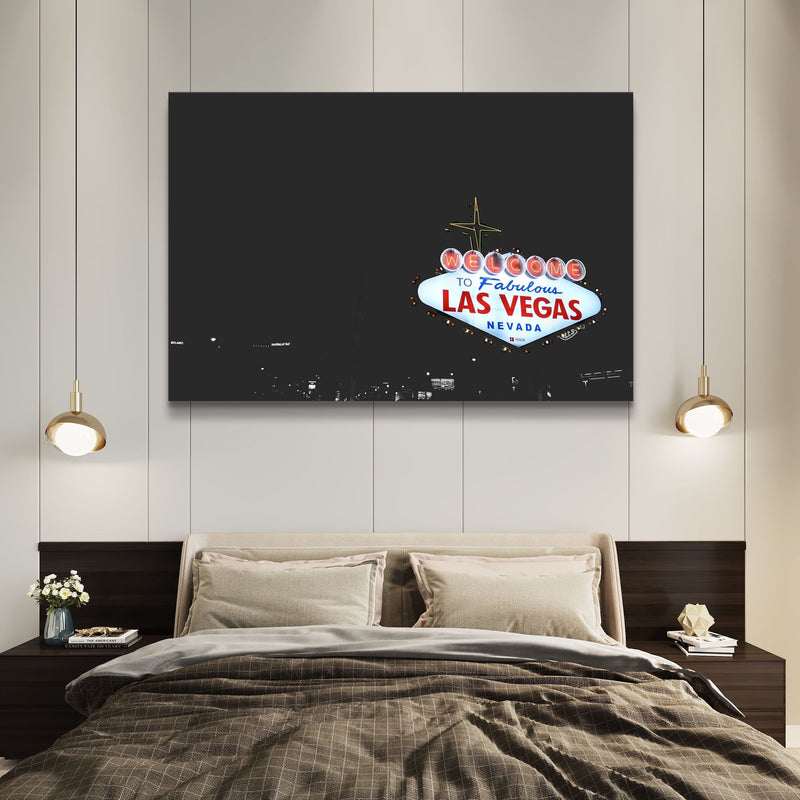 Welcome To Las Vegas Canvas schilderij