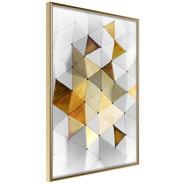 Poster - Gold-Plated Enamel  - goud