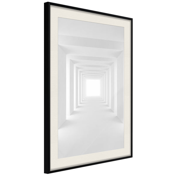 Poster - Towards the Light  - zwart passepartout