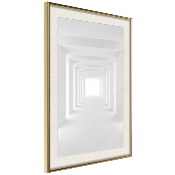 Poster - Towards the Light  - goud passepartout