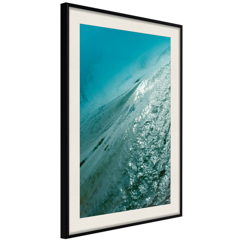 Poster - Depth of the Ocean  - zwart passepartout