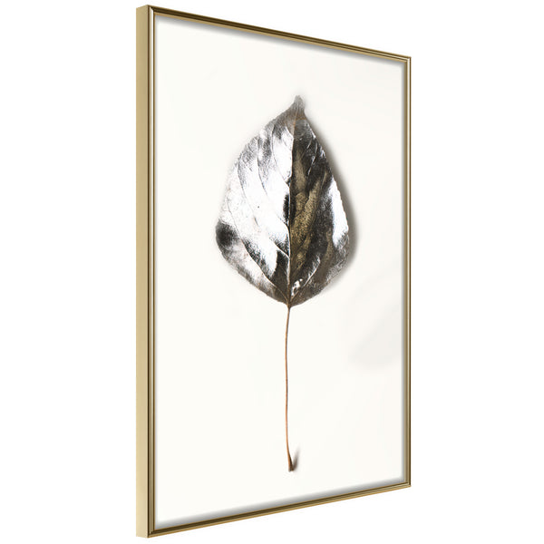 Poster - Silvery Leaf  - goud