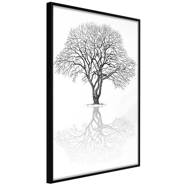 Poster - Roots or Treetop?  - zwart