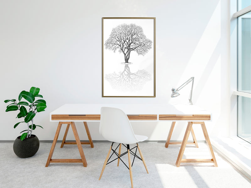 Poster - Roots or Treetop?  - goud