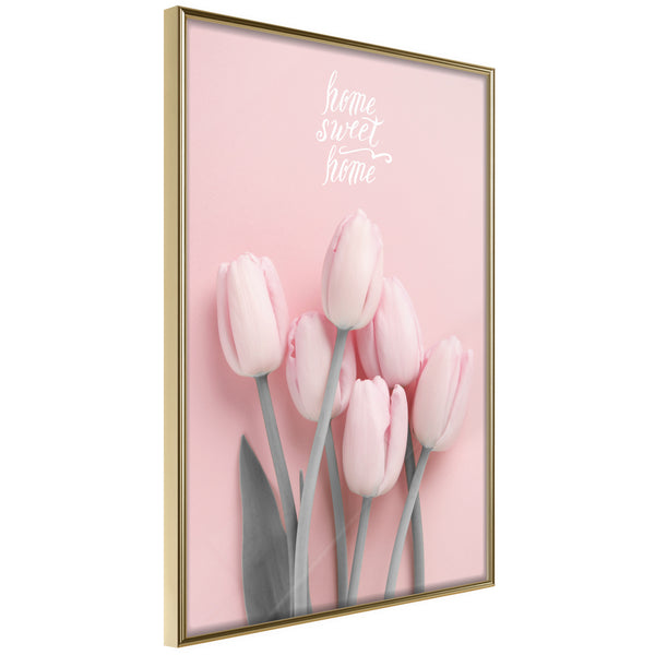 Poster - Welcome Bouquet  - goud