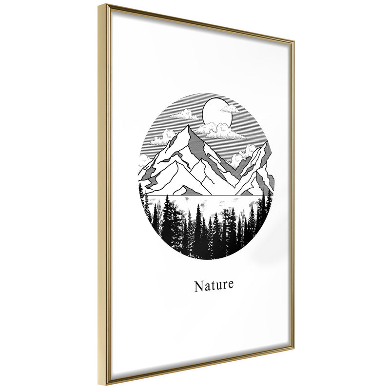 Poster - Wonders of Nature  - goud