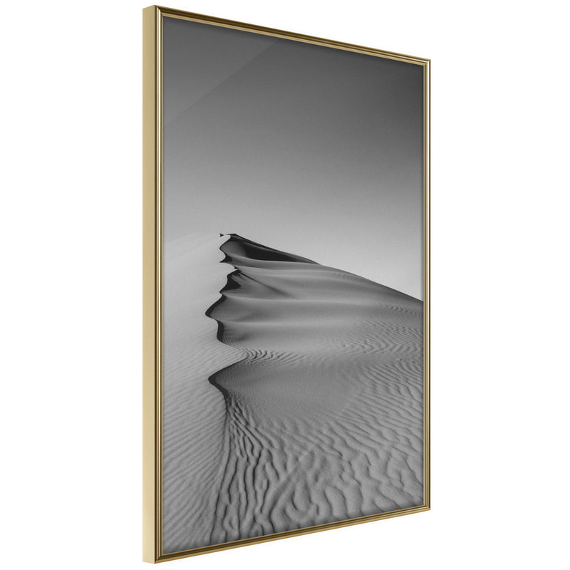 Poster - Wave of Sand  - goud