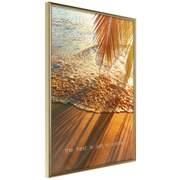 Poster - Beach of Dreams  - goud