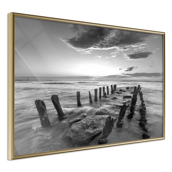 Poster - Old Breakwater  - goud