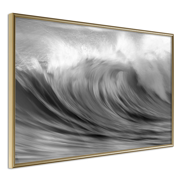 Poster - Big Wave  - goud