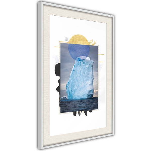 Poster - Tip of the Iceberg  - wit passepartout