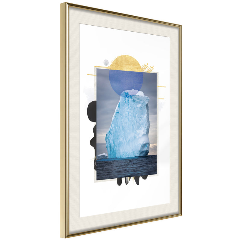 Poster - Tip of the Iceberg  - goud passepartout