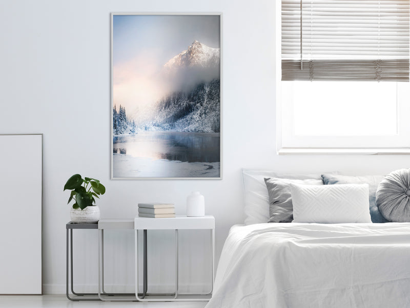 Poster - Winter in the Mountains  - wit