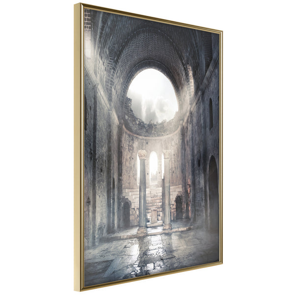 Poster - Ruins of a Cathedral  - goud