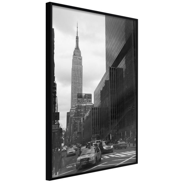 Poster - Empire State Building  - zwart