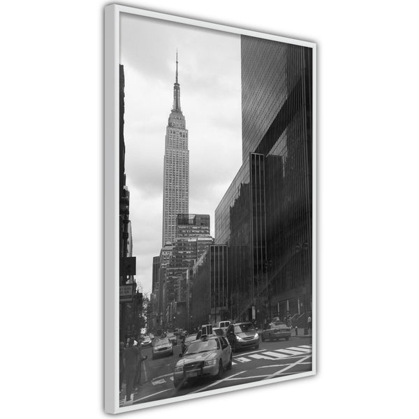 Poster - Empire State Building  - wit