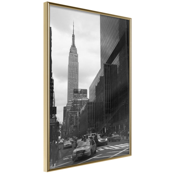 Poster - Empire State Building  - goud