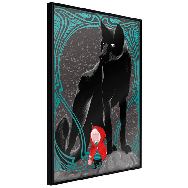 Poster - Bad Wolf  - zwart