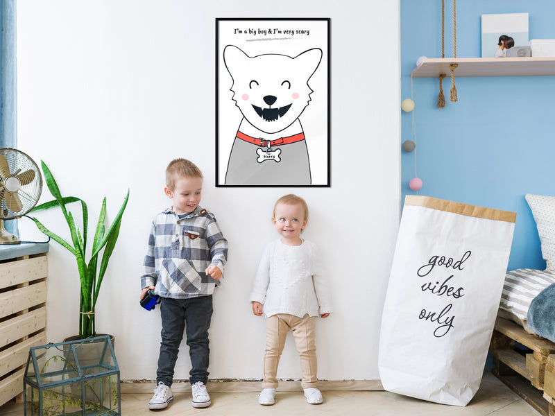 Poster - Pure Happiness  - zwart