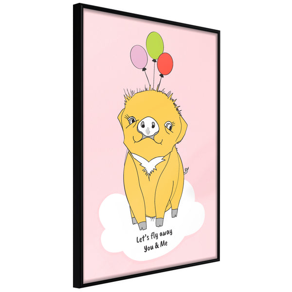 Poster - Birthday Wish  - zwart