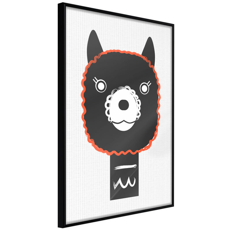 Poster - Cute Smile  - zwart