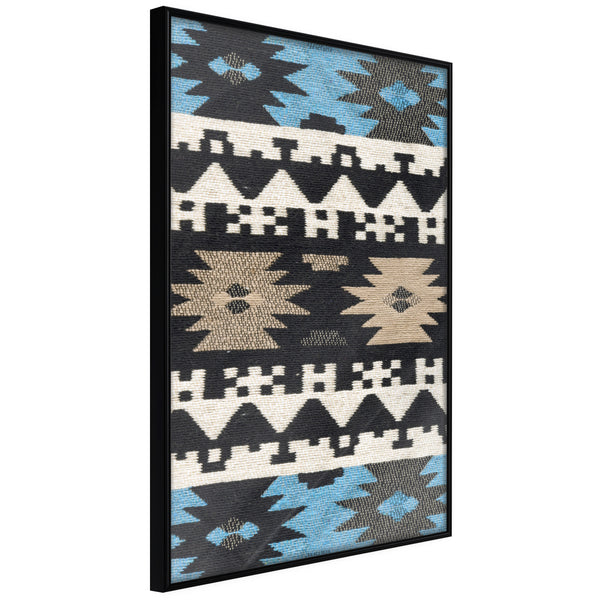 Poster - Tribal Patterns  - zwart