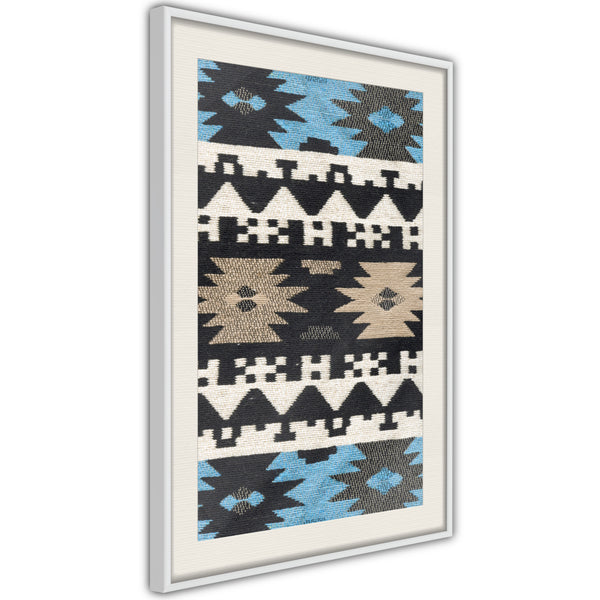 Poster - Tribal Patterns  - wit passepartout