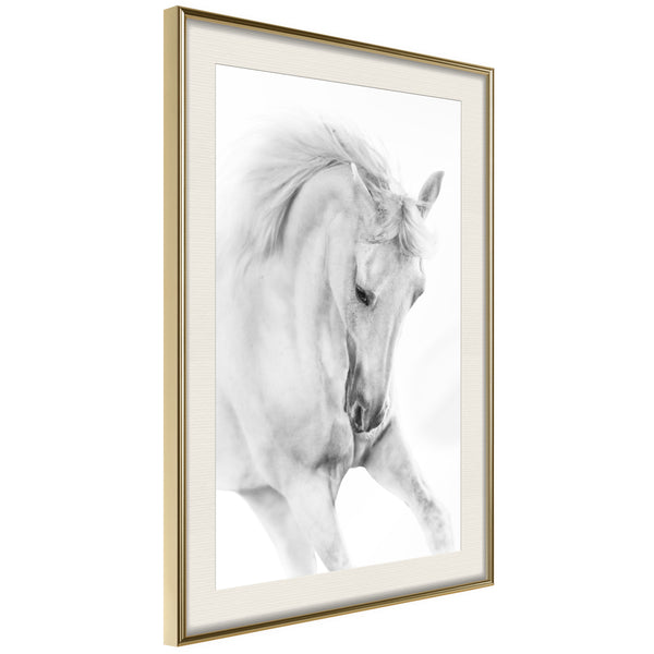 Poster - Beauty in Motion  - goud passepartout