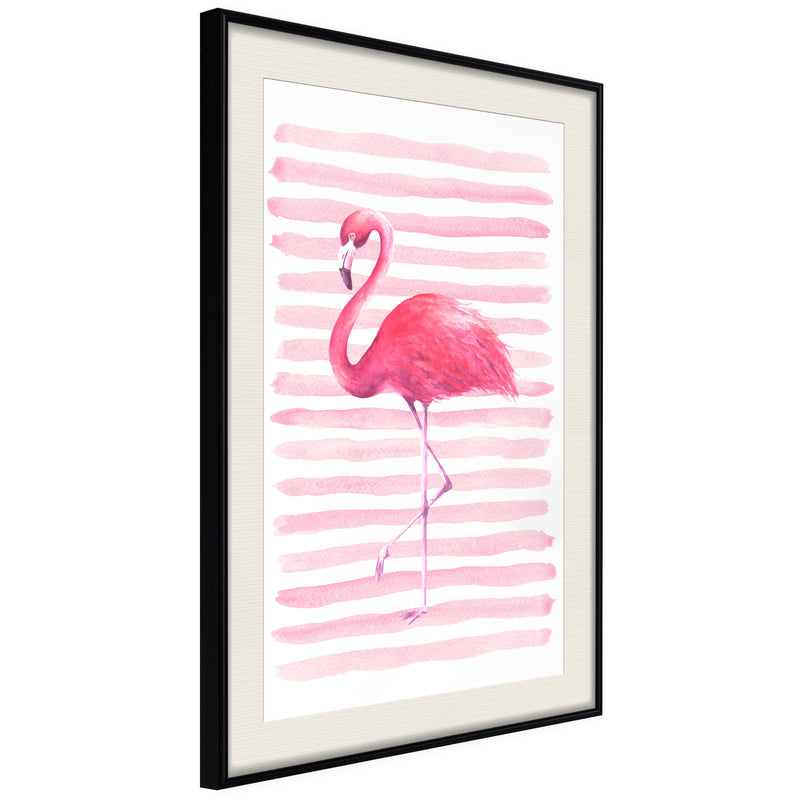 Poster - Pink Madness  - zwart passepartout