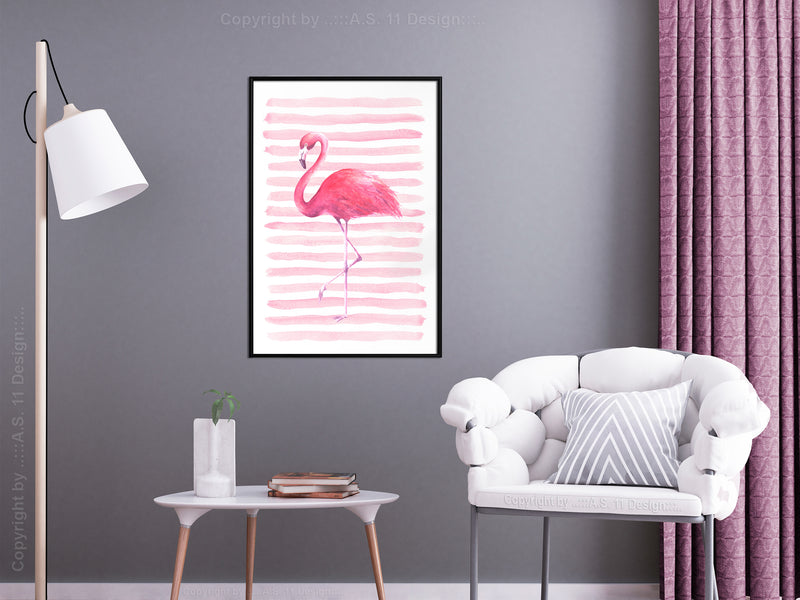 Poster - Pink Madness  - zwart