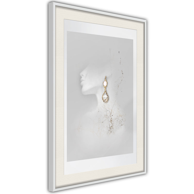 Poster - Jewelry is the Best Gift  - wit passepartout