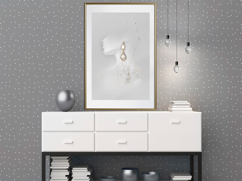 Poster - Jewelry is the Best Gift  - goud