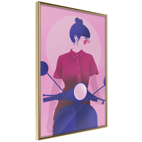 Poster - Independent Girl  - goud