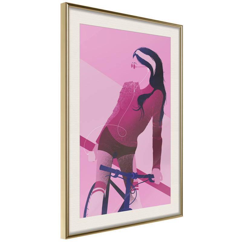 Poster - Sporty Soul  - goud passepartout