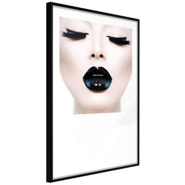 Poster - Black Lipstick  - zwart