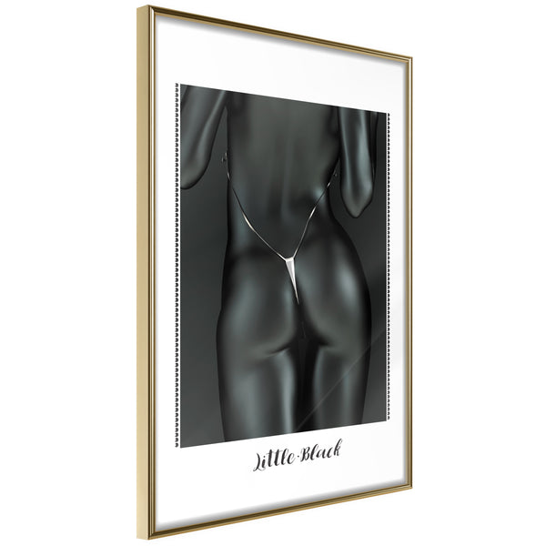 Poster - Beauty of the Female Body  - goud