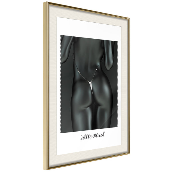 Poster - Beauty of the Female Body  - goud passepartout