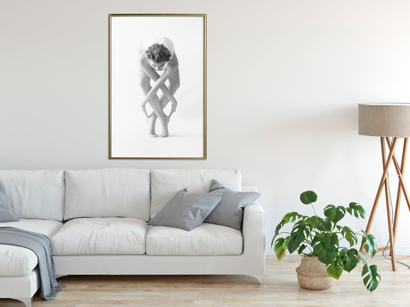 Poster - Interlaced Body  - goud