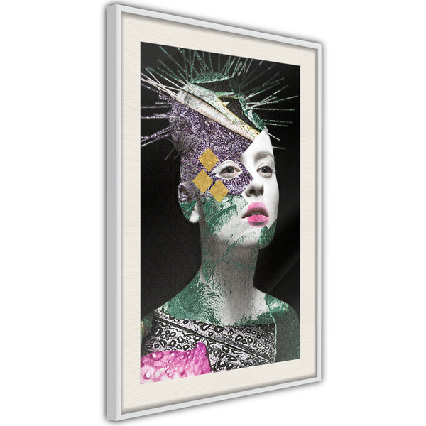 Poster - Modern Beauty  - wit passepartout