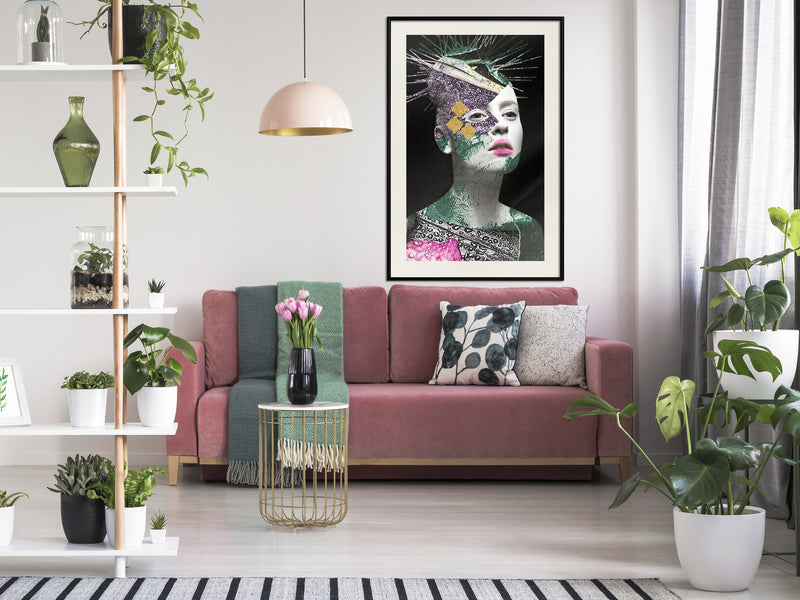 Poster - Modern Beauty  - zwart passepartout