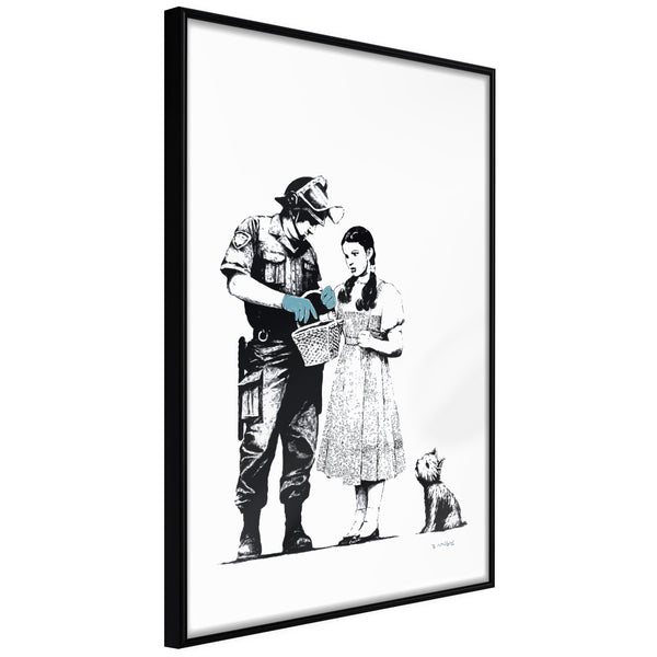 Poster - Banksy: Stop and Search   - zwart