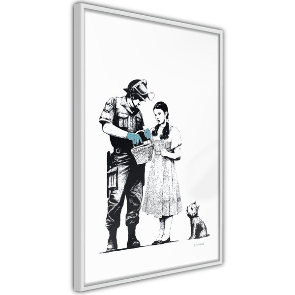 Poster - Banksy: Stop and Search   - wit