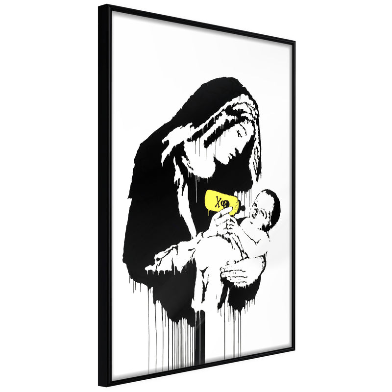 Poster - Banksy: Toxic Mary  - zwart